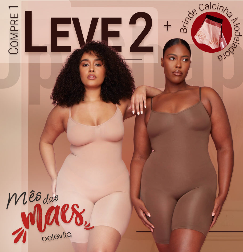 Body Modelador - Up Shaper - Compre 1 Leve 2 + Brinde Calcinha Modeladora